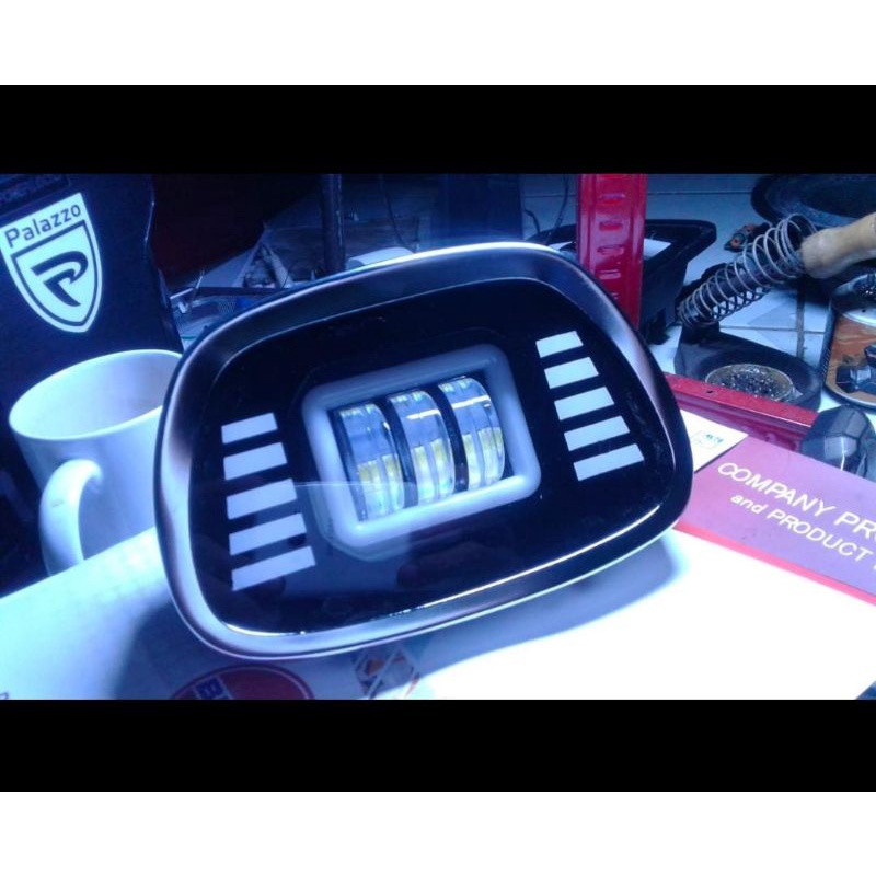 Reflektor Lampu Depan Vespa SUPER sprint Custom Daymaker castom lampu depan