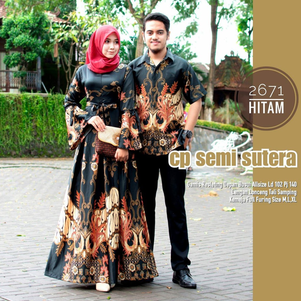 GROSIR COUPLE SEMISUTRA RAMADA , GAMIS SEMI SUTRA