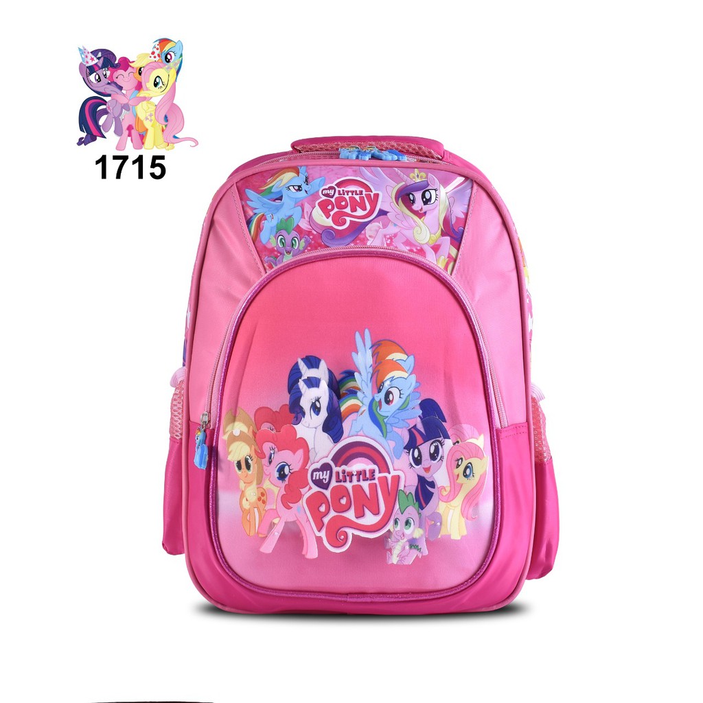 Ransel Tas Cartoon Anak Perempuan Lampu+ Music 1715 14&quot;,(Frozen,LOL,Little Pony,Unicorn,Hello Kitty)