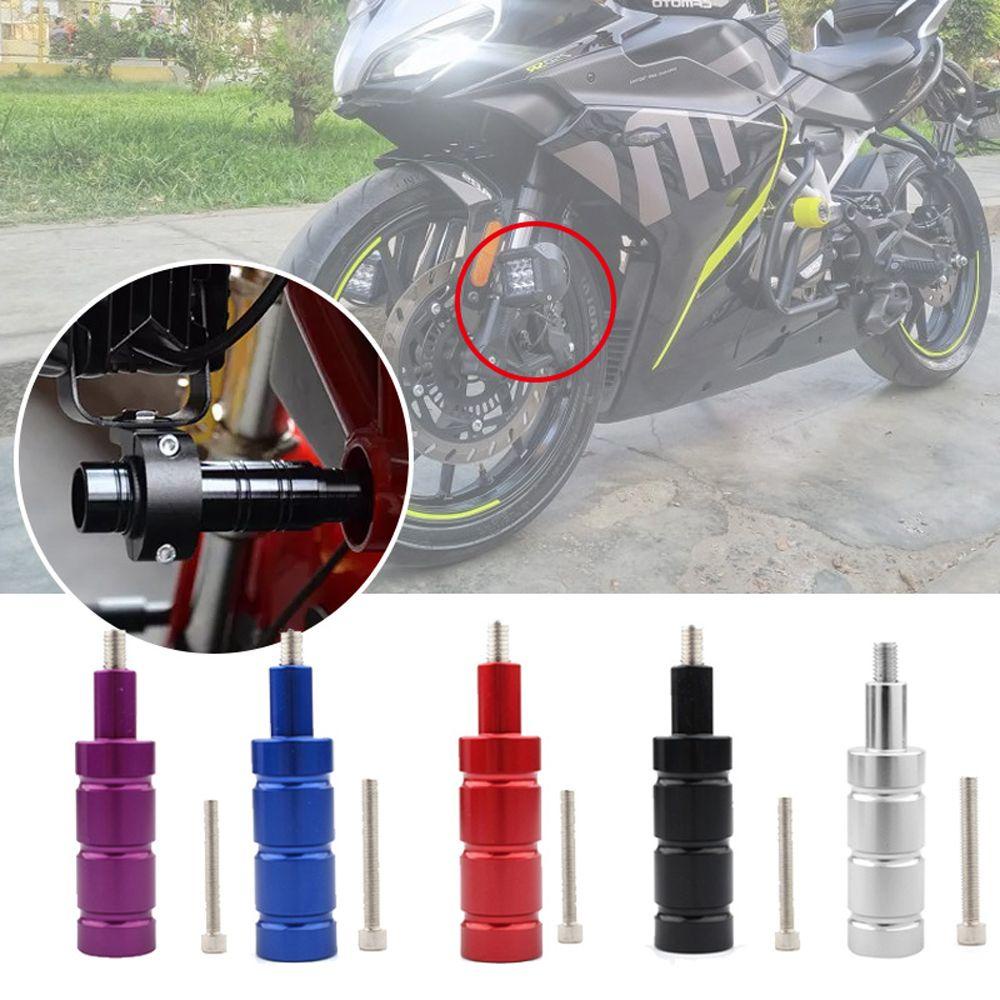 Lanfy Braket Dudukan Lampu Sorot Motor Modifikasi Aksesoris Headlight Mount CNC Tube Spotlight Clamp Bracket