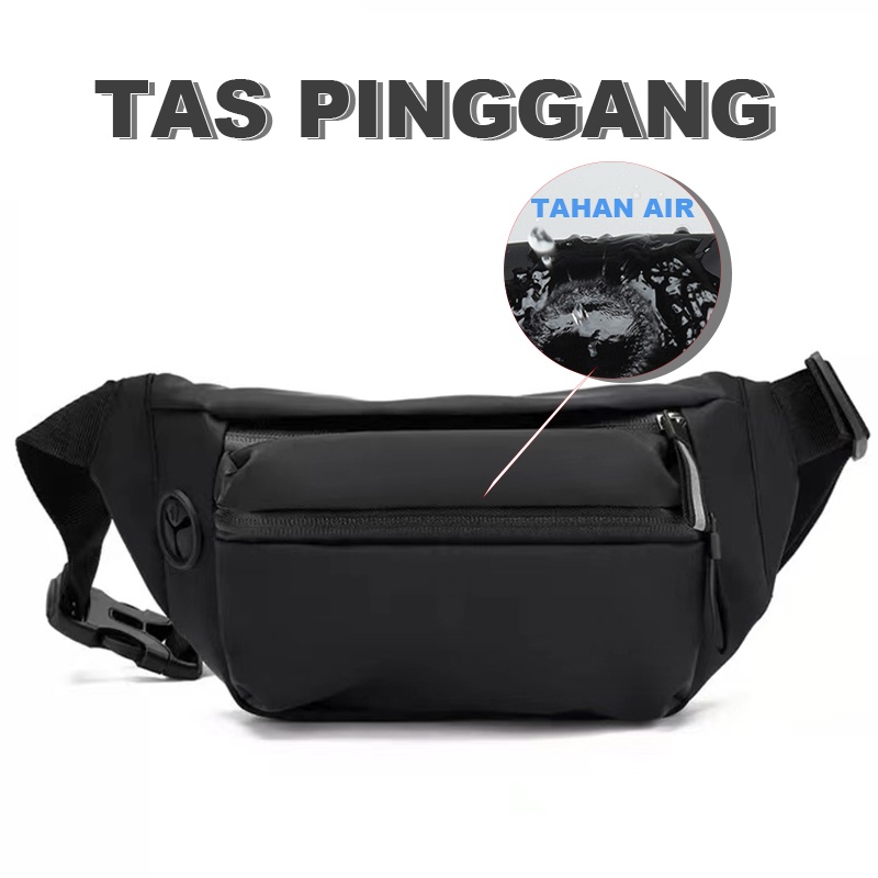 Tas Dada Pria Tas Pinggang Leisure Outdoor Olahraga Tren Naik Sepeda Motor Tas Messenger Tas Kecil Fashion Versi Korea Tahan Air Wanita