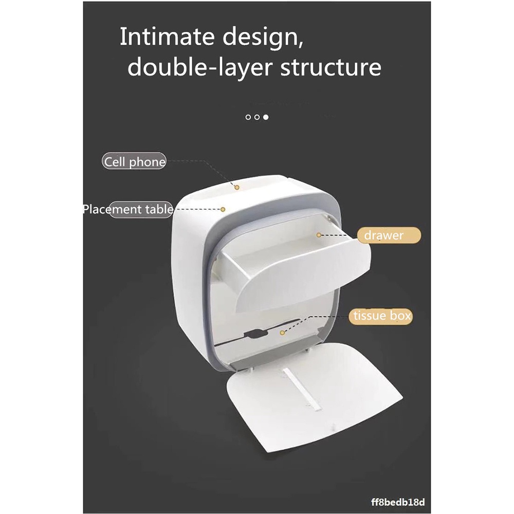 Xuanxuan Kotak Tisu Tissue Storage Toilet Paper Box Dispenser - E1805