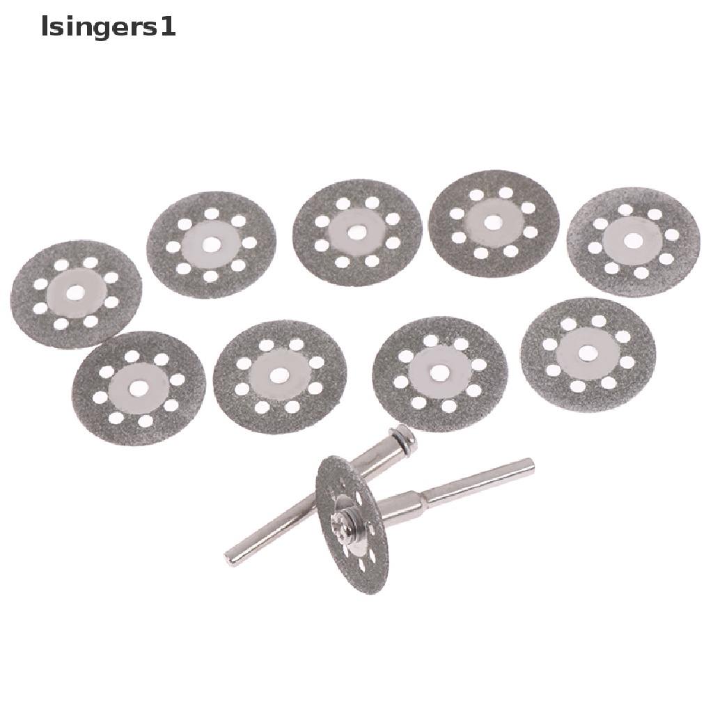 (lsingers1) 10pcs / set Mata Gergaji Potong Berlian Untuk Mesin rotary