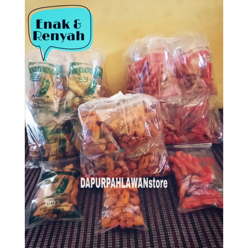 

Cemilan Renyah UBER | 3 Macan Varian Lebih Murah |Snack Murah & Enak Asli Sumenep Madura
