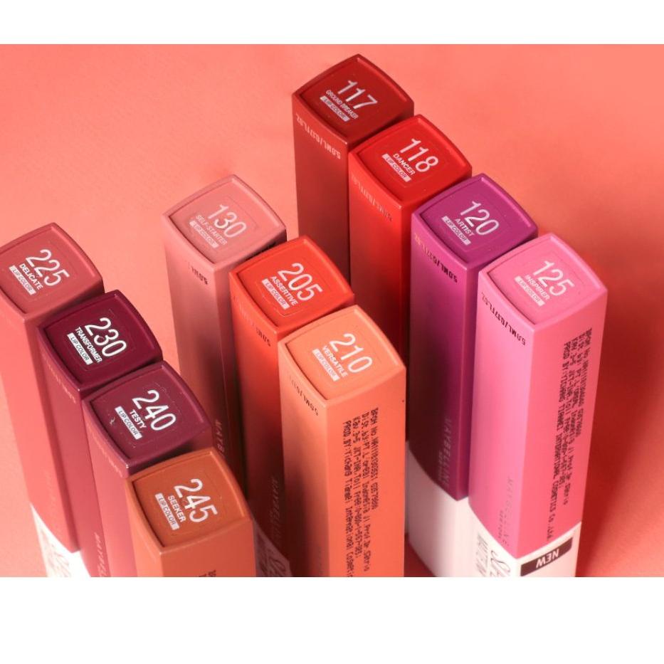゛ Maybelline Superstay Matte Ink - 225 /170/135/20 Pioneer / 210 VERSATILE/305/160 Mover- Lipstick-L