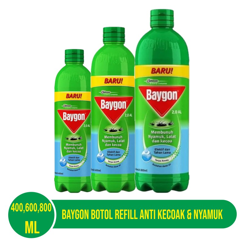 Baygon Refill Anti Nyamuk &amp; Kecoak Kemasan Botol