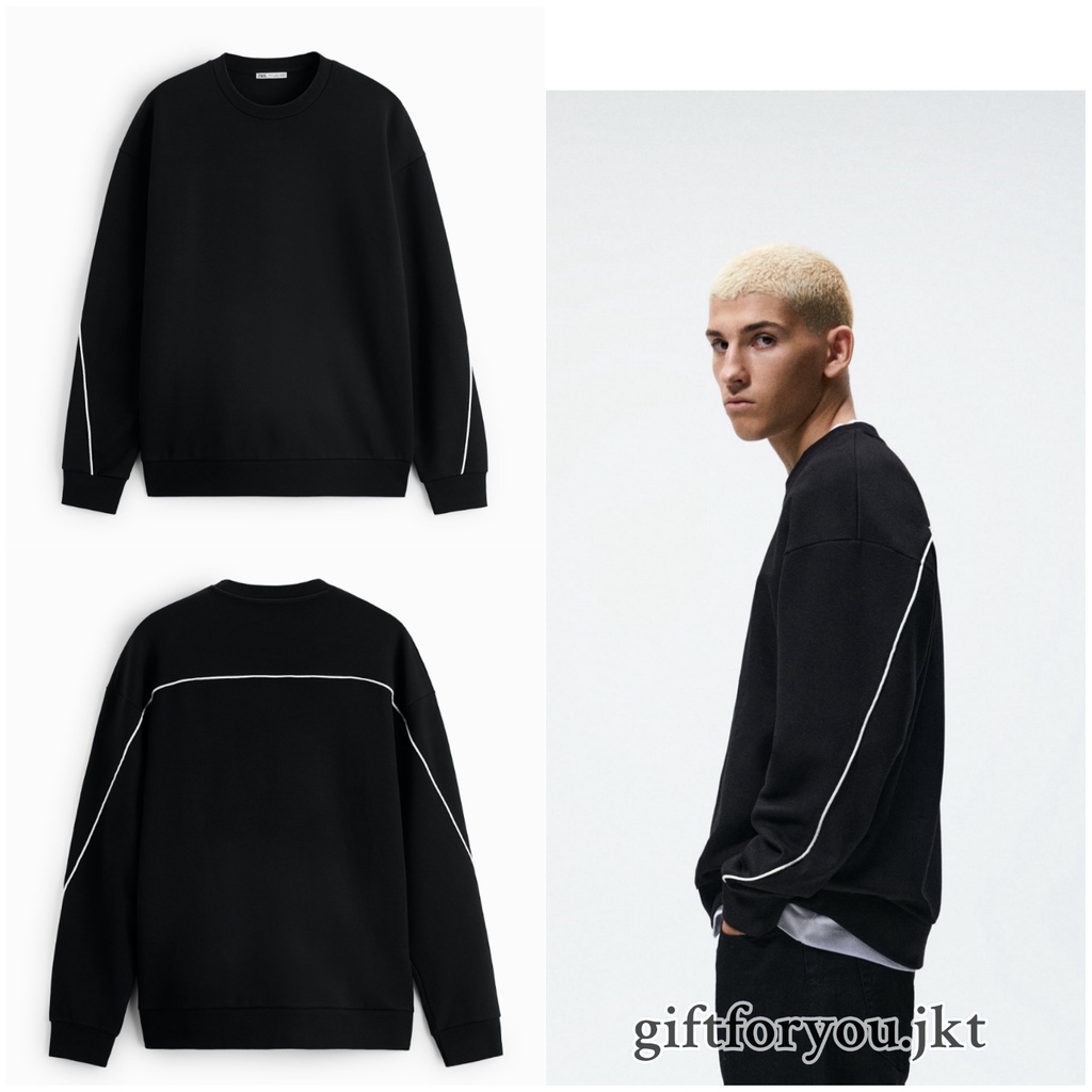 Sweatshirt Zara Man Original Cowok Pria Laki