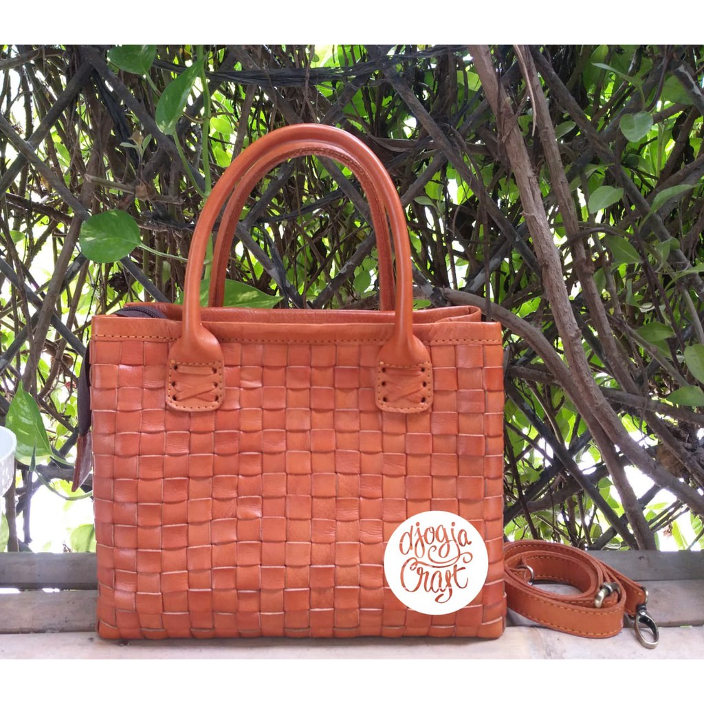 Tas Kulit WB Anyam Mini