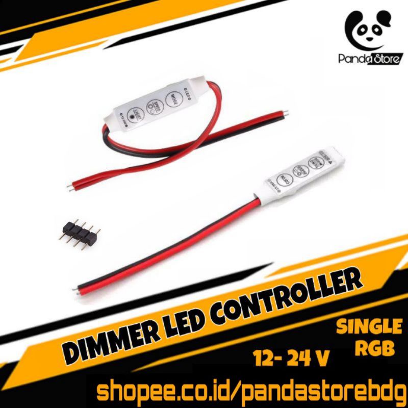 Led Dimmer Controller Modul 6 Speed 12V - 24V / Modul Led Dimmer Strobo Lampu Motor Mobil