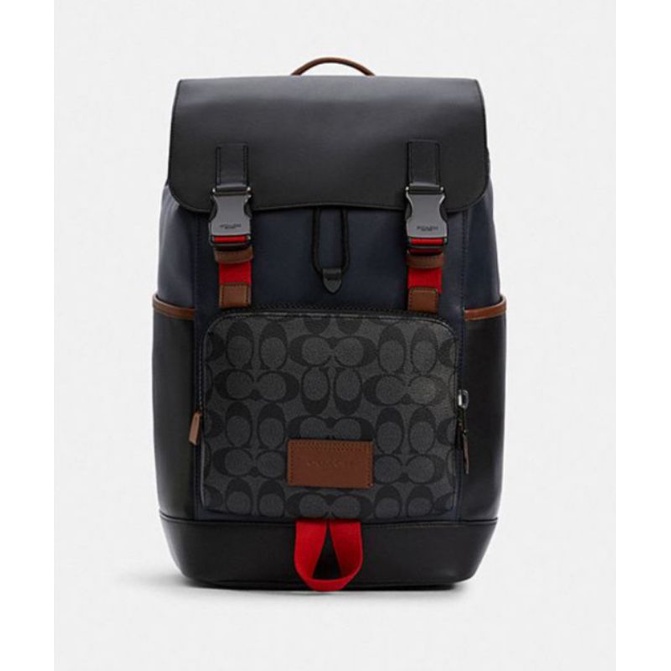 Coach Classic Color Block Track Backpack (C4139)