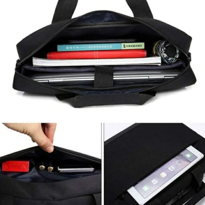 Tas Laptop Selempang Waterproof huiphone 13 inch - Abu