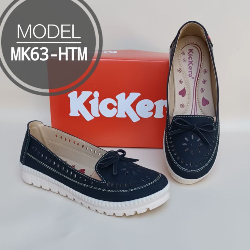 sepatu kerja wanita hitam big size jumbo 41_45. aulia 08 pita