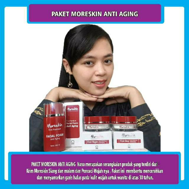 PaketMORESKIN anti aging ori NASA