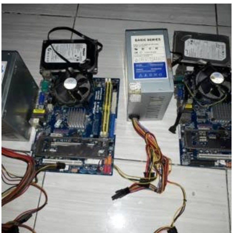 Jual paketan Matherboard G41 Core2duo  siap pakai
