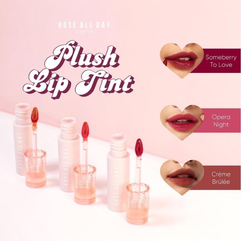 Rose All Day plush Lip tint creme brulee - Rose all day Creme brulee - Rose all day lip tint creme b