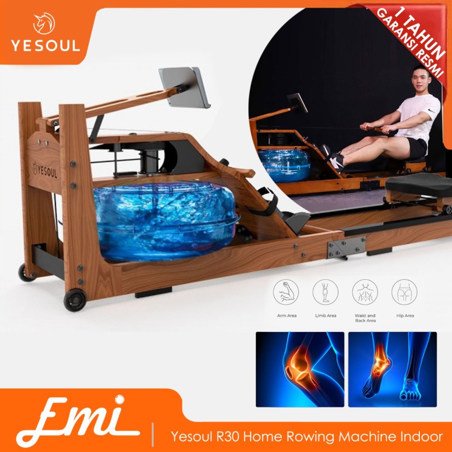 Yesoul R30 Home Rowing Machine Indoor Alat Gym Fitness Alat Olahraga