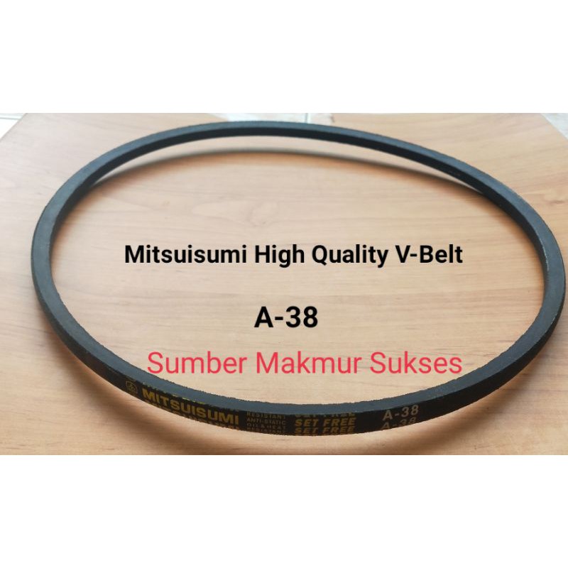 V BELT VANBELT FANBELT MESIN A38 A-38 A 38 MITSUISUMI HIGH QUALITY