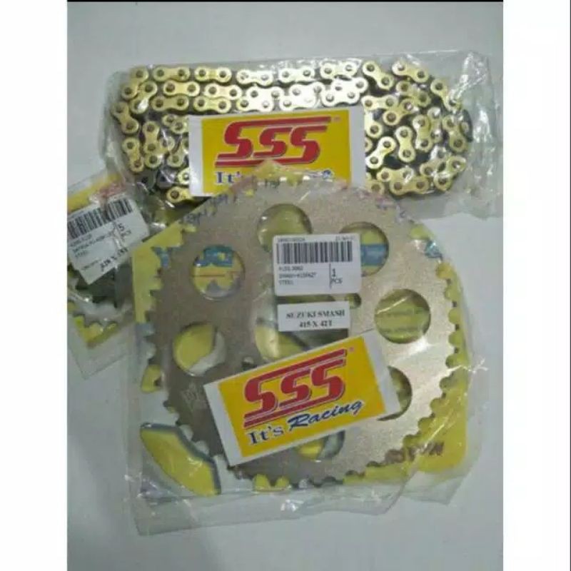 Gear Gir Set SSS 415 Sonic 150 Supra GTR New Sepaket