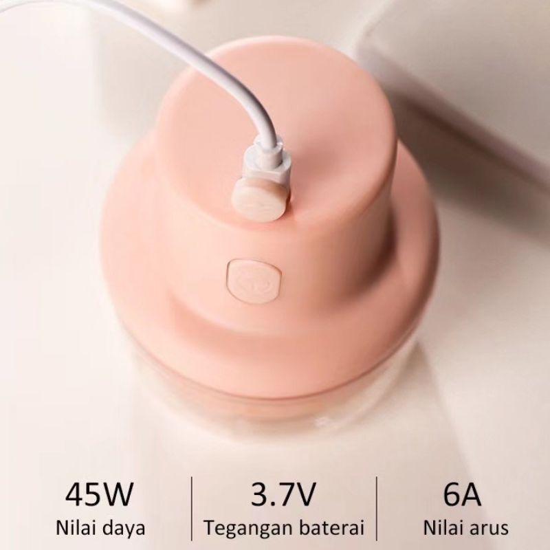 Blender Portable Mini Charge Tanpa Kabel