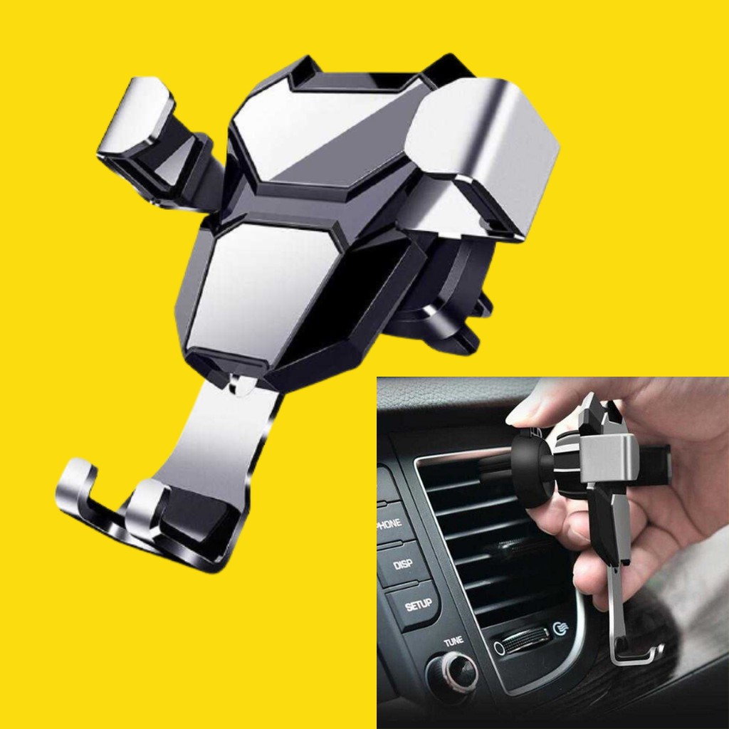 Aksesoris Mobil CAR HOLDER METAL PREMIUM Phone Holder Dashboard Dudukan Hp di Mobil Universal Pegang