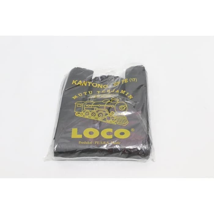 KANTONG PLASTIK LOCO TEBAL HITAM HDPE