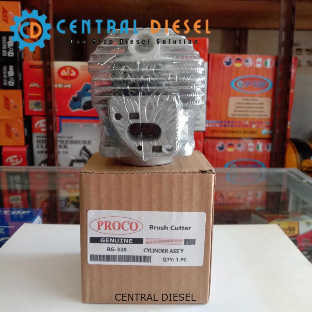 338 Blok/ Cylinder block mesin babat rumput