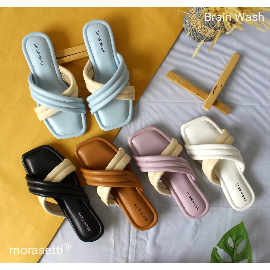 BRAIN WASH _  CARISSA SANDAL TEPLEK WANITA TERBARU