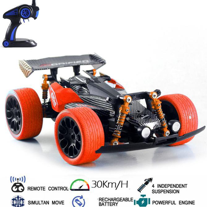 Mainan Mobil Remot Kontrol RC Buggy Offroad Climbing - Merah