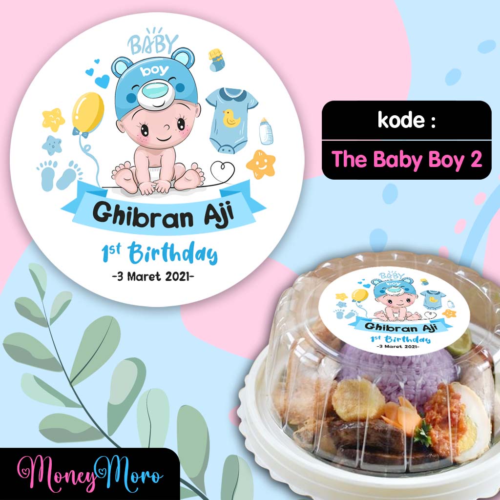

MoneyMoro Stiker Ulang Tahun The Baby Boy 2 / Stiker Aqiqah / Stiker Baby New Born / Stiker Tedak Siten / Stiker Tumpeng Mini