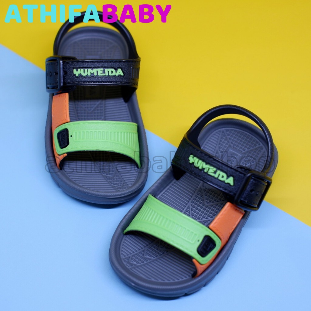 Sepatu Sandal Anak Laki Usia 6 Bulan 1 2 3 Tahun Size 18-23 Sendal Gunung Karet Balita Bayi Cowok
