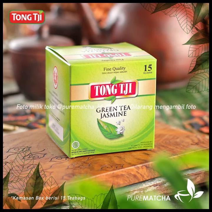 

Tong Tji Teh Celup Green Tea Jasmine Box 15Tb Greentea Melati Premium