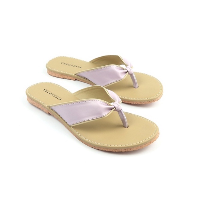 Sandal Jepit Wanita Model Jepit Pita Antli Slip Alas Empuk Sol Karet Nonslip Velonesia - Milse