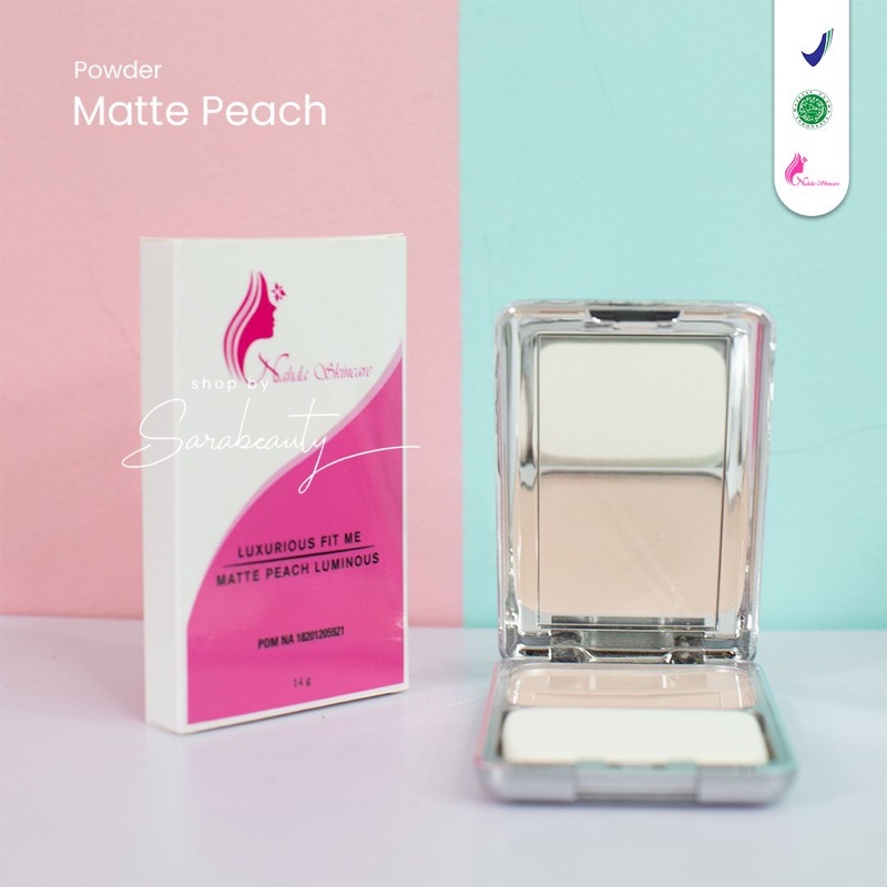 NAHDA SKINCARE | COMPACT POWDER | BEDAK PADAT | ORIGINAL 100 % BPOM MUI HALAL