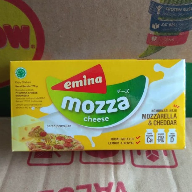 

Keju EMINA Mozza Mozarela Mozarella Mozzarela Mozzarella Cheese Cheddar 170gr 170 gr gram COD Murah