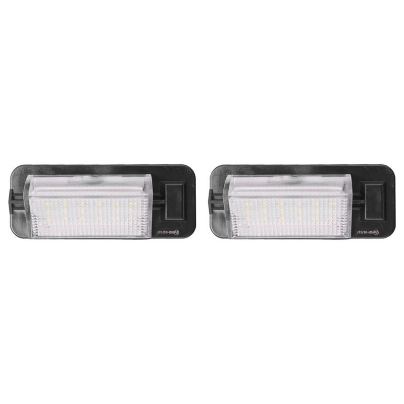 2pcs Lampu Plat Nomor Mobil 18-led High Power Warna Putih Untuk Bmw E36 318I 328I M3