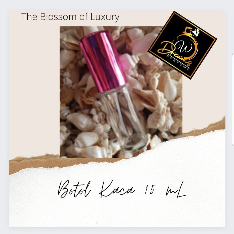 Botol parfum / botol kaca / botol spray / 15ml