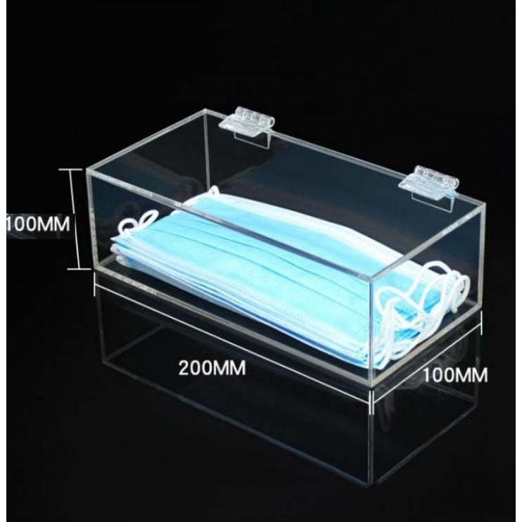 tempat masker akrilik, tempat masker, akrilik tempat masker, masker organizer, box tempat masker, te