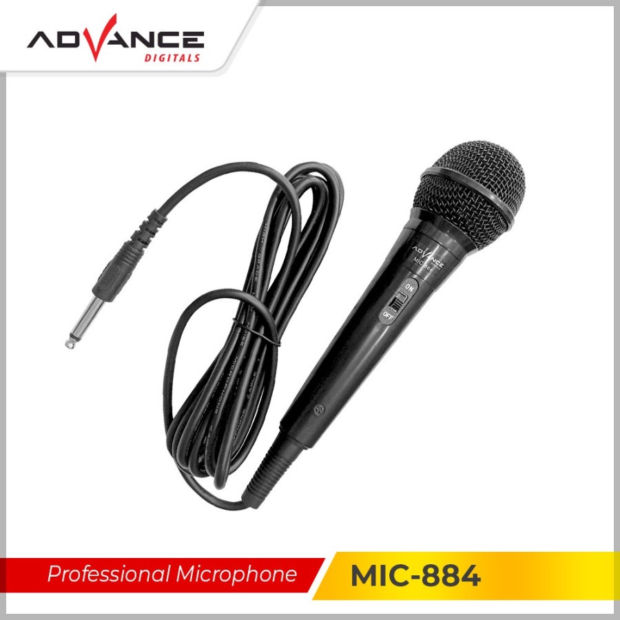 MIC KABEL KARAOKE ADVANCE 884 / MIC PROFESSIONAL