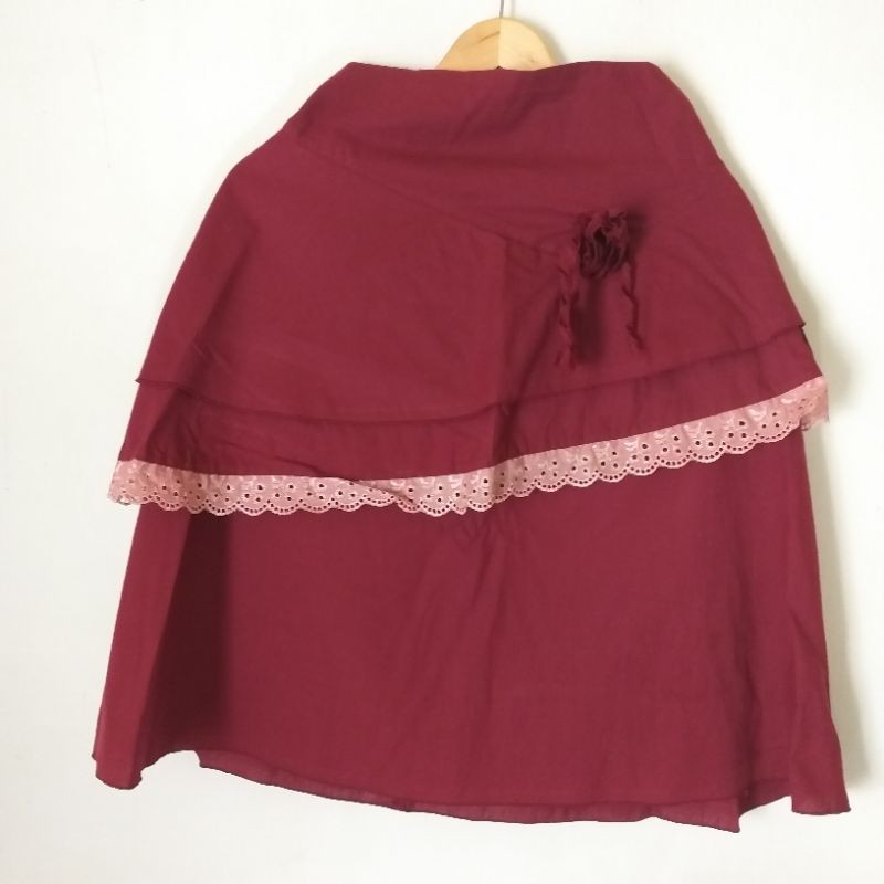 [PL] Rok Merah Maroon Renda