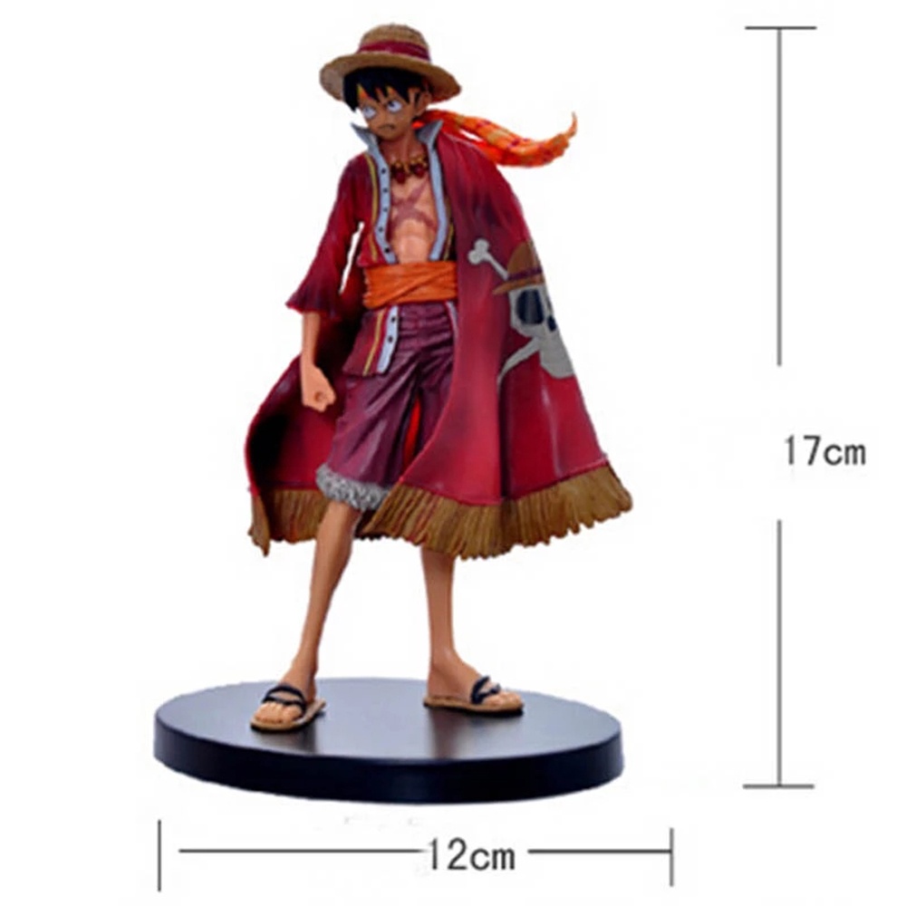 QUINTON Gift Luffy Action Figure Collectible Juguetes Figures Monkey D Luffy Anime Christmas 17cm Model Toys Theatrical Edition