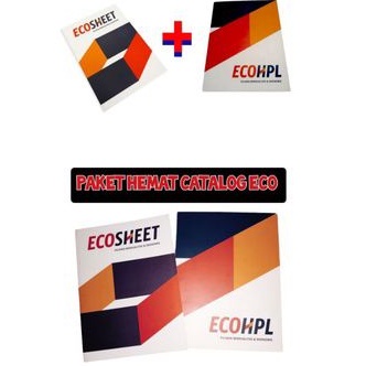 (TERMURAH) READY STOCK PAKET HEMAT CATALOG ECO TERBARU 2 ITEM. PAKET CATALOK ECO HPL 2022. KATALOK E