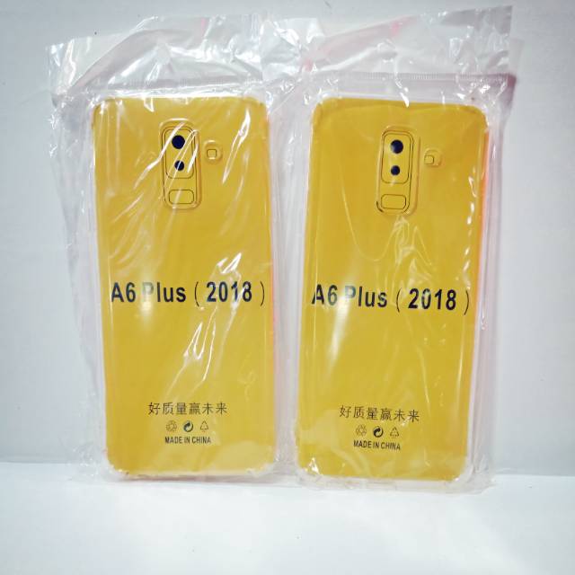 Anti Crack Samsung A6Plus 2018 Case Silikon Bening Samsung A6Plus 2018