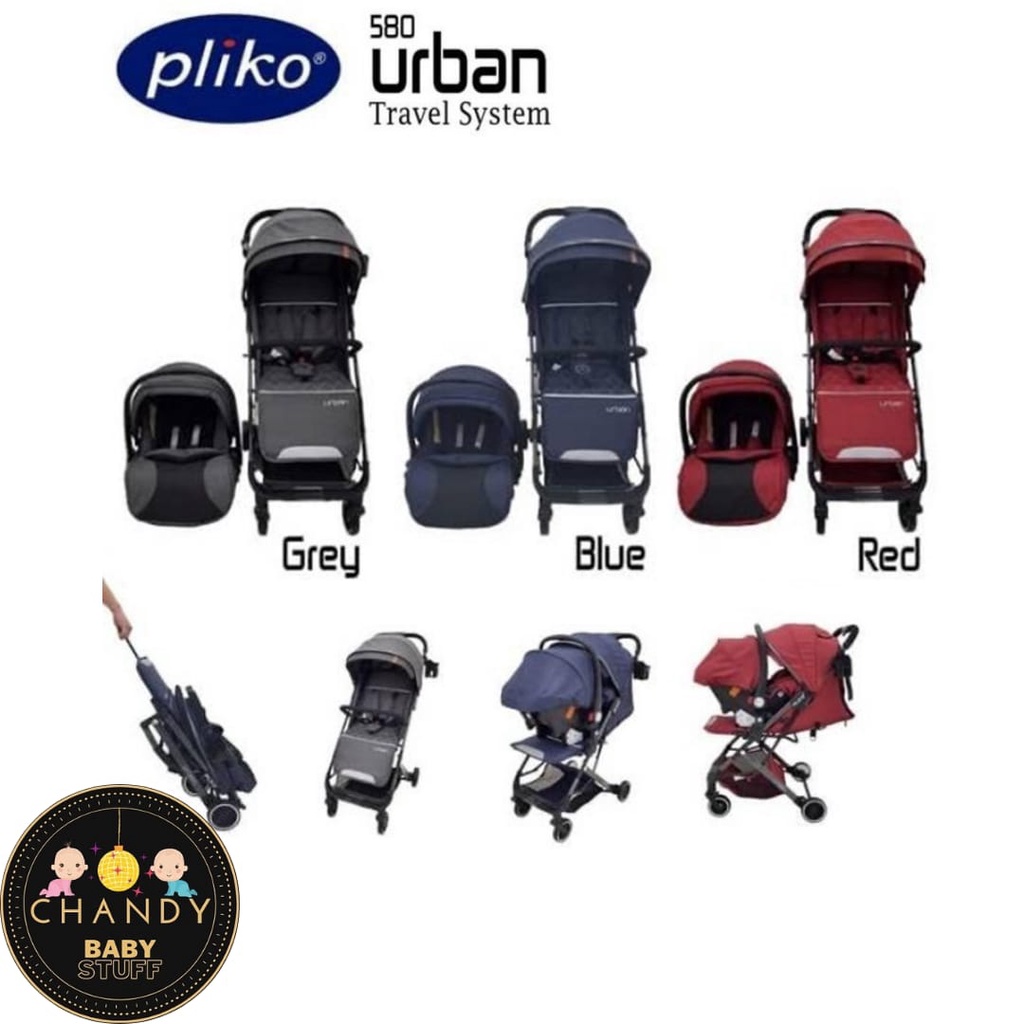 STROLLER CARRIER BABY PLIKO URBAN TRAVEL SYSTEM BS 580