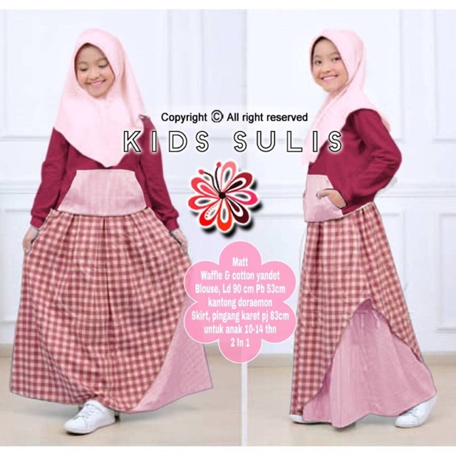 SULIS KIDS SYARI ANAK PEREMPUAN BEST SELLER