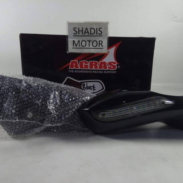 Spion Motor Merk AGRAS Motor NMax Lama N Max Lama Warna Hitam Spion Motor NMax N Max Lama