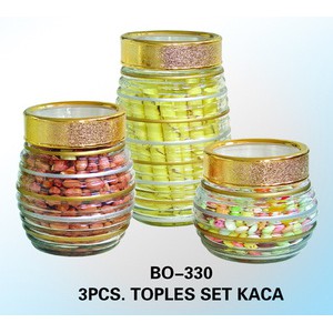 EXCLUSIVE  TOPLES SET KACA BISTRO 3pcs BO-330