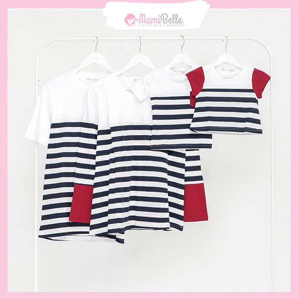 

Mamibelle Ohana-R Family Set Blouse Hamil & Menyusui Navy Premium