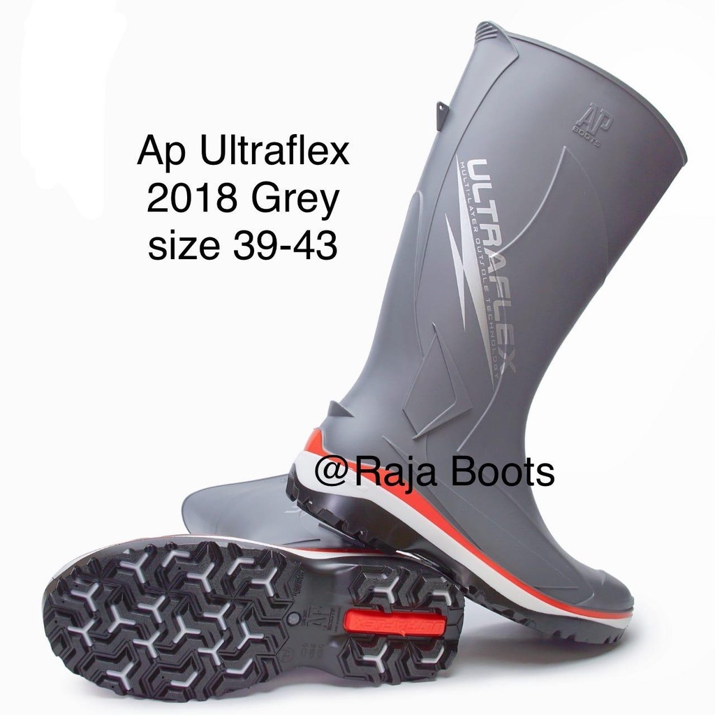 Sepatu Boot Ap Termurah Ultraflex 2018 Grey