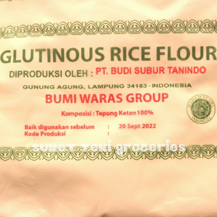 

Ketan-Beras-Tepung- Tepung Ketan Putih Rose Brand 500Gr Glutinous Rice Satuan Ready -Tepung-Beras-