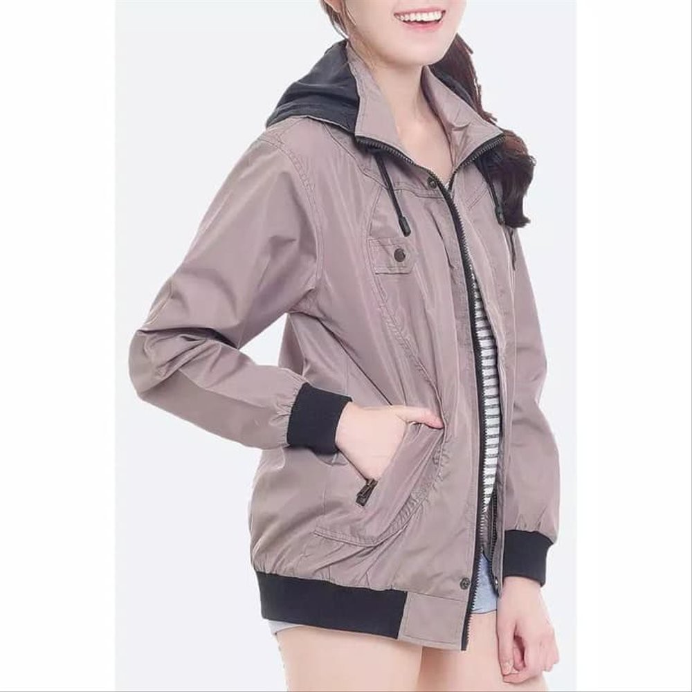 Unik JAKET WANITA KOREA PARASUT Diskon